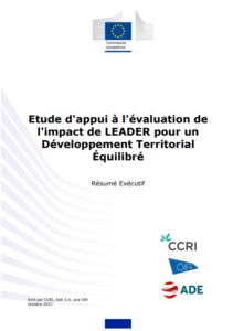 Etude d’appui à l’évaluation de l’impact de LEADER pour un développement territorial équilibré