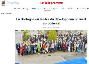Article de Presse : La Bretagne en leader du développement rural européen