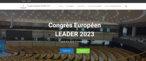 Le site du Congrès européen LEADER 2023 est en ligne !